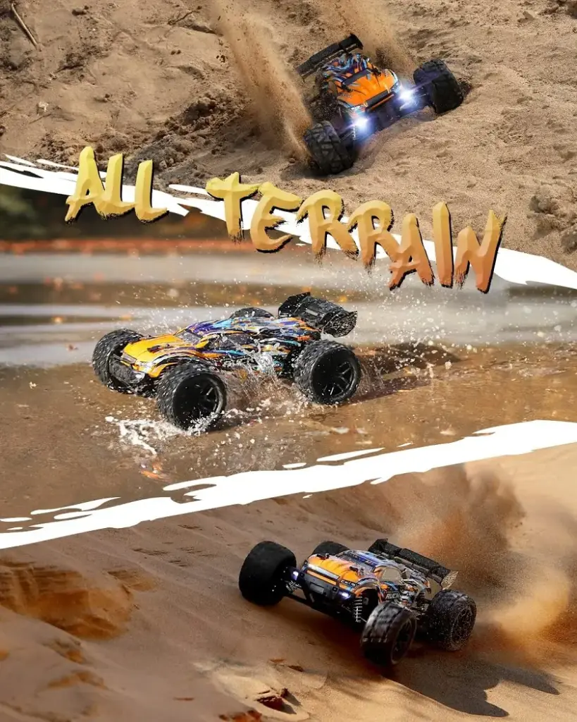 RC Truggy Wasser und Sand
